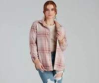 Keep It Trendy Reversible Shacket
