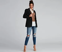 Posh Moment Tweed Blazer