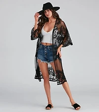 Desert Wanderer Crochet Kimono