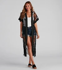 Live Lace Kimono Duster