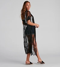 Live Lace Kimono Duster