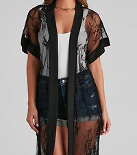 Live Lace Kimono Duster