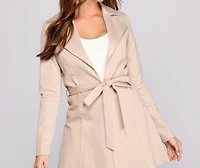 She's A Boss Trench Coat