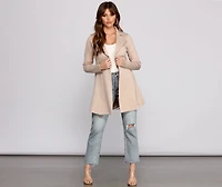 She's A Boss Trench Coat