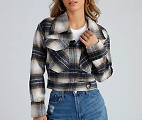 Cozy On Over Plaid Shacket
