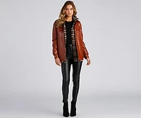 Casual Moment Plaid Shacket