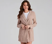 Simply Elevated Tie-Front Trench