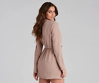 Simply Elevated Tie-Front Trench
