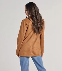 Seasonal Favorite Faux Suede Shacket