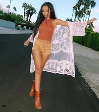 Desert Dreamer Crochet Lace Kimono