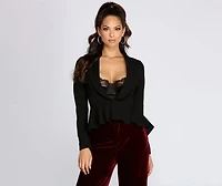 Work It Peplum Blazer