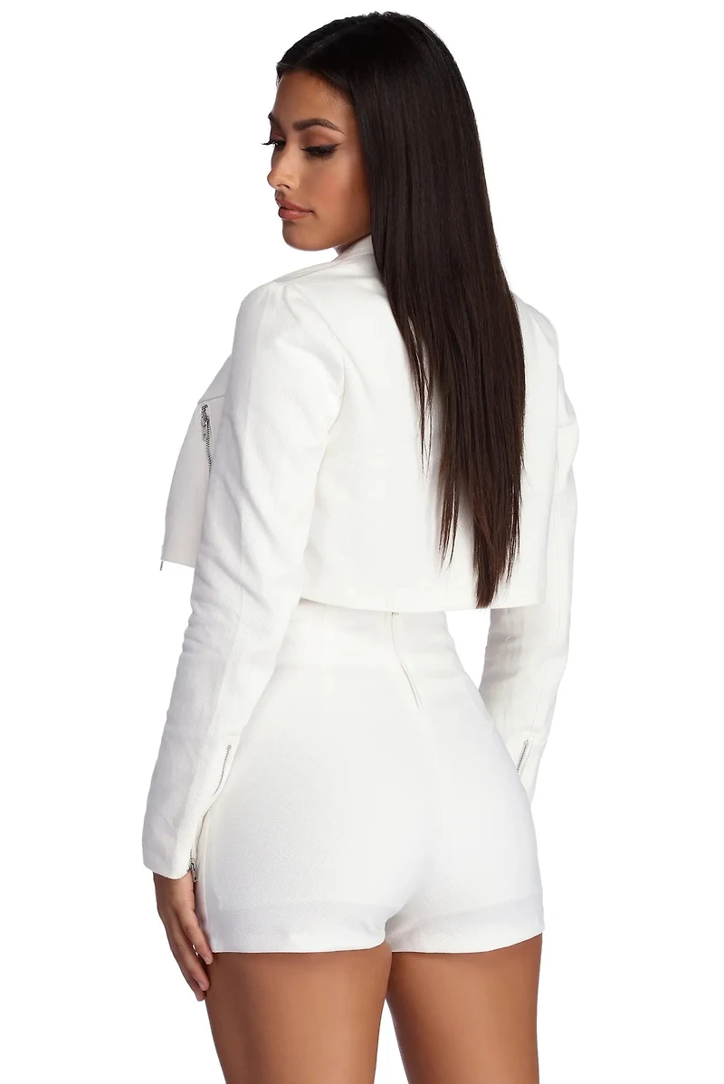 Setting The Trend Cropped Moto