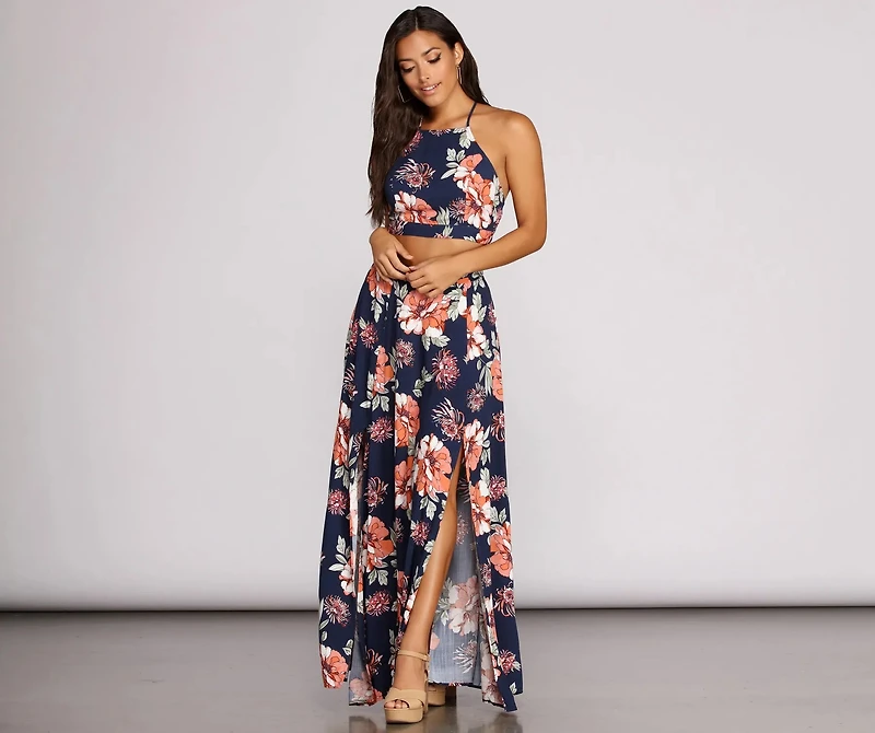 Island Time Floral Skirt