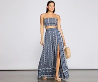 Bohemian Beat High Waist Maxi Skirt