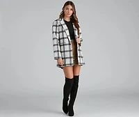 Endless Chic Button Down Corduroy Mini Skirt