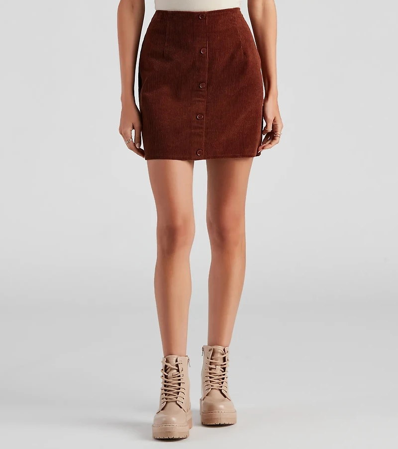 Fall Fave Corduroy Mini Skirt