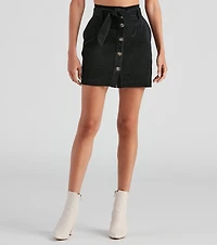 The Mood For Autumn Mini Skirt