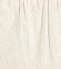 Free Spirit High-Rise Embroidered Slit Maxi Skirt
