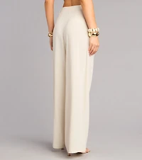 Effortlessly Polished Linen-Blend Trouser Pants