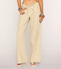 Easy Agenda Drawstring Wide-Leg Pants