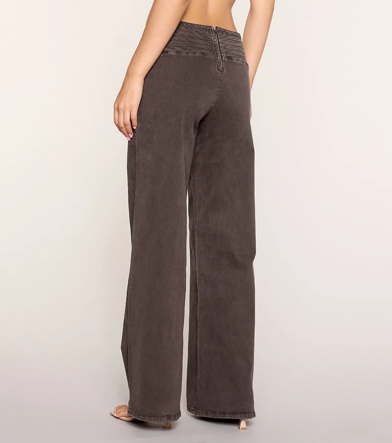 City Plans Wide-Leg Pants