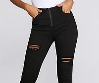 Zip It Skinny Jeans