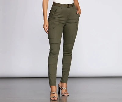 Babe Skinny Cargo Pants