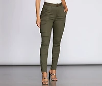 Babe Skinny Cargo Pants