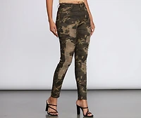 Take Cover Distressed Camo Pants