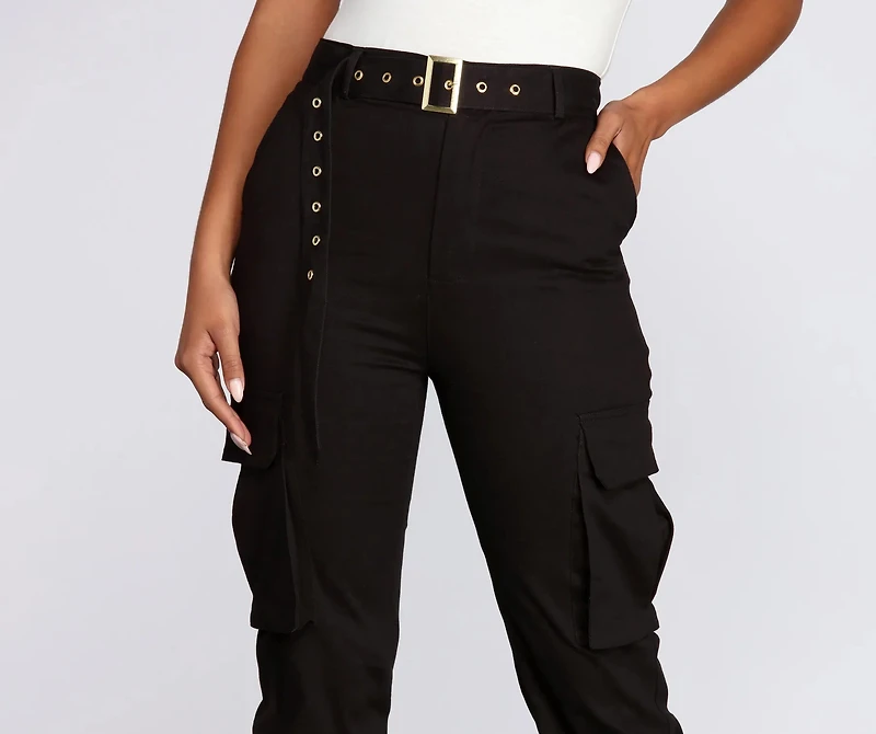 Belted Cutie Cargo Pants
