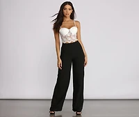 High Waist Tie Linen Pants