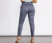 Belted and Chic Paperbag Pants