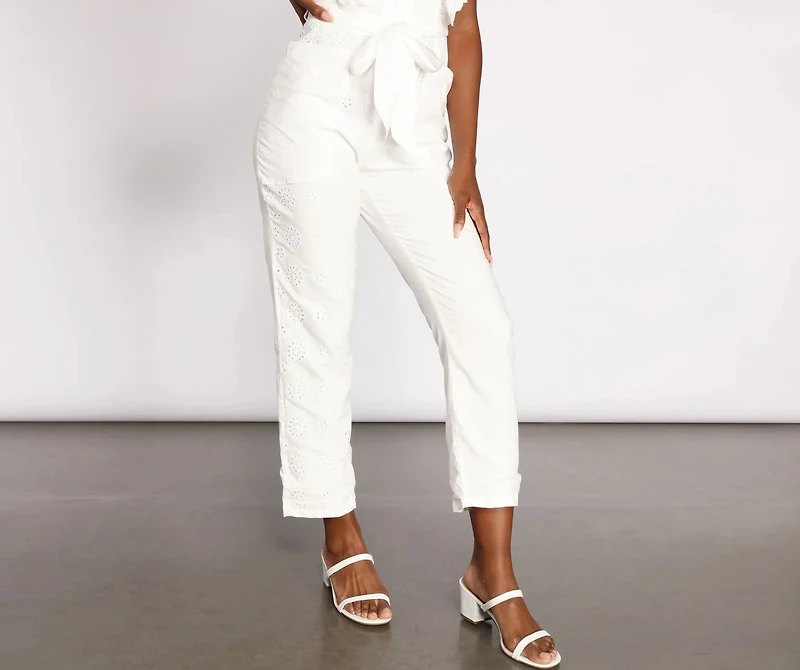 Easygoing Elegance Ruffle Detail Jumpsuit