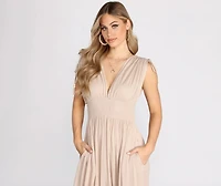 Totally Boho Smocked Waist Jumpsuit