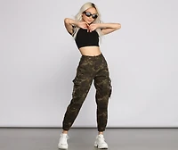 Casual Chic Cargo Jogger Pants