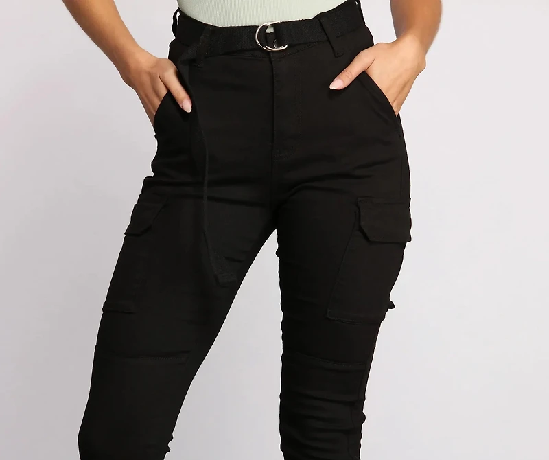 Babe Skinny Cargo Pants
