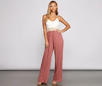 Timeless Beauty Crochet And Gauze Jumpsuit