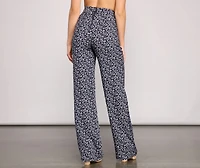 Boho Beauty Wide-Leg Pants
