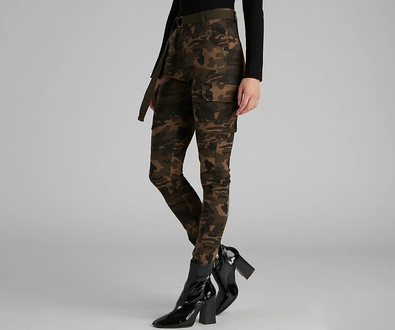 Babe Skinny Cargo Pants