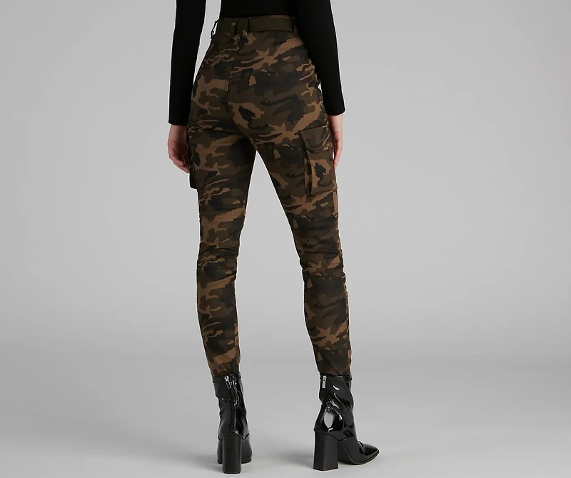 Babe Skinny Cargo Pants
