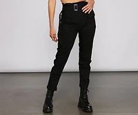 So Chic Paperbag Cargo Pants