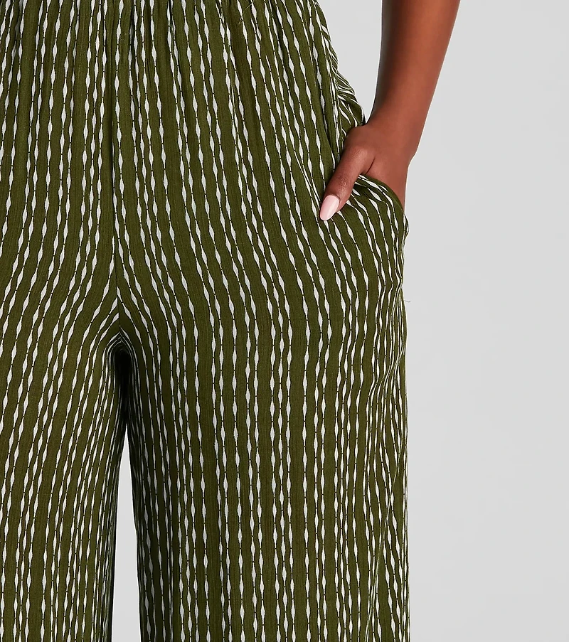 Line High Rise Striped Pants