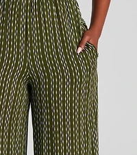 Line High Rise Striped Pants