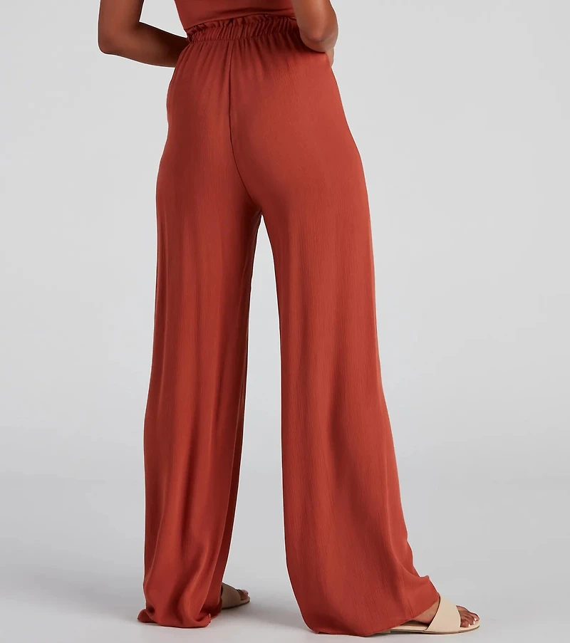 Weekend Mood Wide-Leg Pants