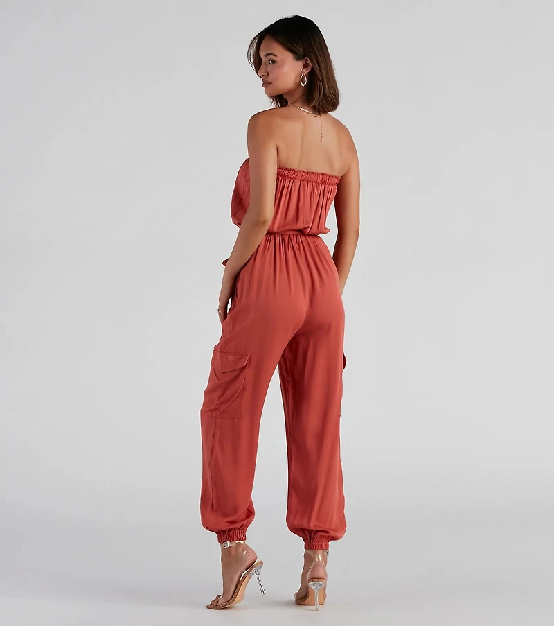 Fashion Cadet Cargo Jumpsuit