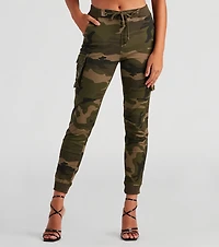 Boss Moves Camouflage Cargo Joggers