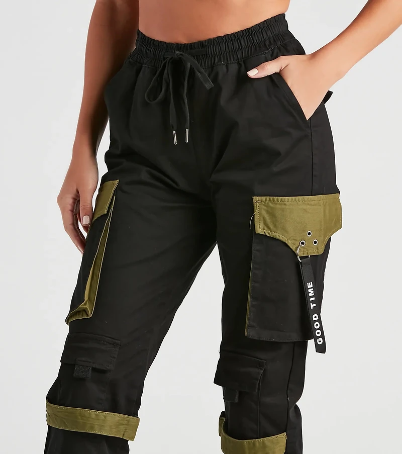 Good Time Twill Cargo Joggers