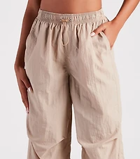 Back To Cool High-Rise Parachute Joggers