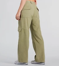 Casual Mood Wide-Leg Cargo Pants