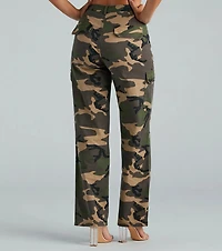 Play Fair High-Rise Camouflage Cargo Pants